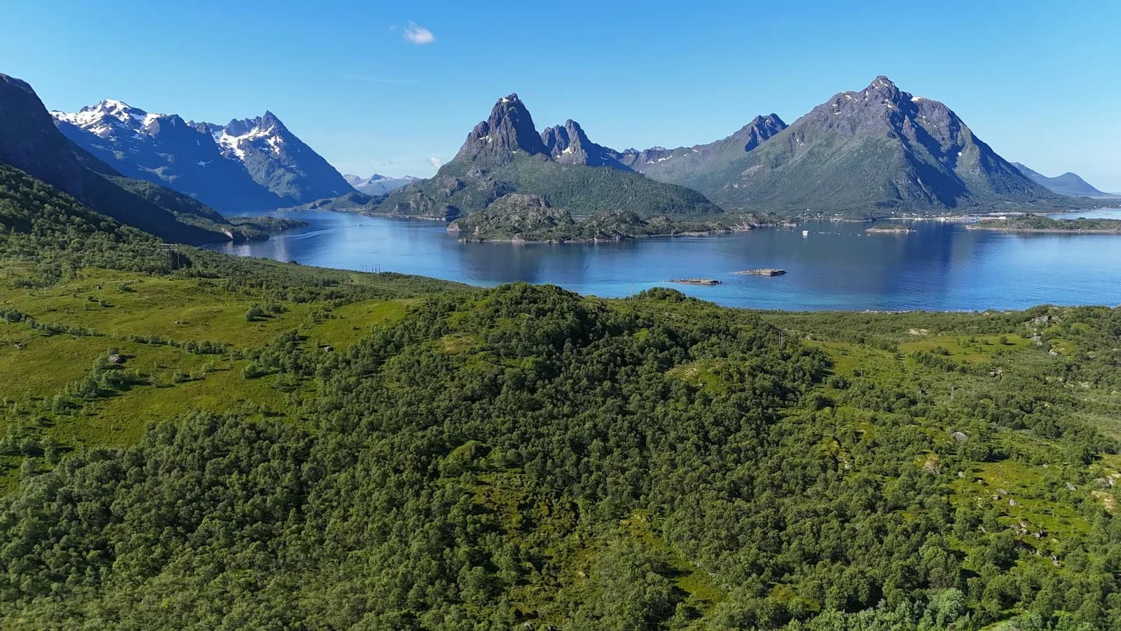 Norsk natur fra luften